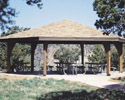 1800 Hexagonal Park Pavilions